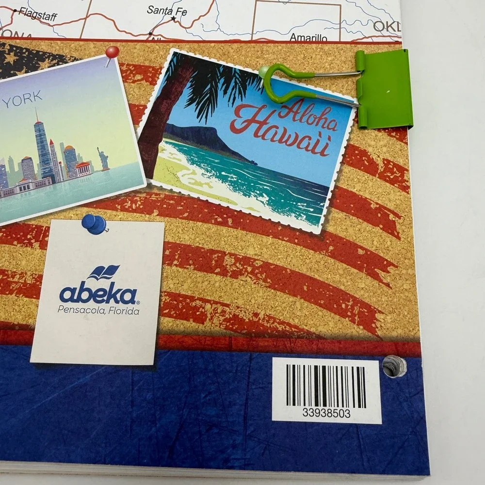 Abeka History Series My State Notebook Map Skills Quiz Test Key Bundle 31591502